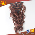 Hot sale kind of hair colors clip in hair extension